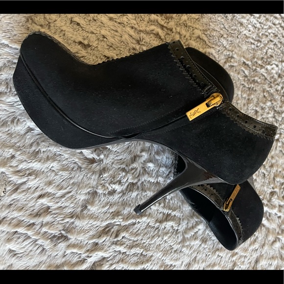 YSL ankle booties 6 - Picture 3 of 4